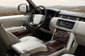 London Range Rover Autobiography luxury SUV front seats interior