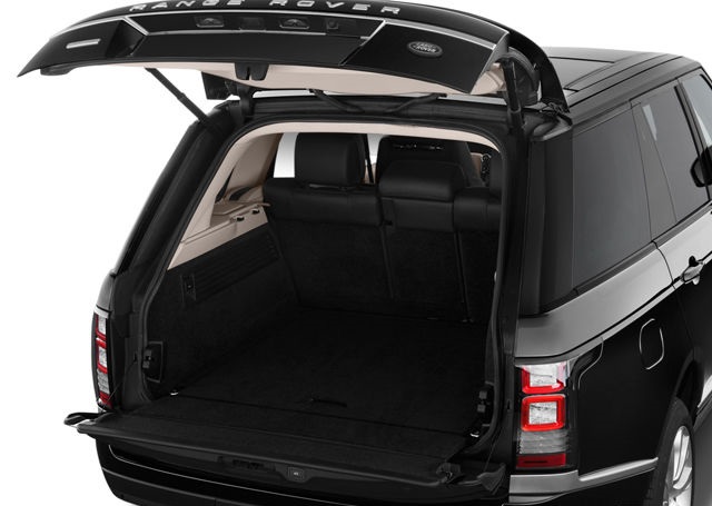 London Range Rover luxury suv trunk